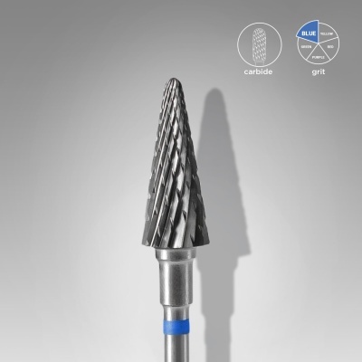Broca em Carbono Staleks Expert Azul Ponta em Cone 6 mm / 14 mm