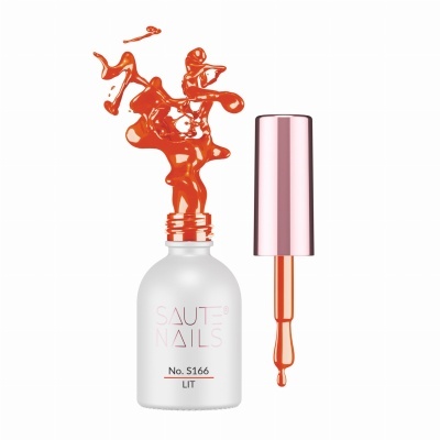 Verniz Gel Saute Nails S166 Lit (Laranja)
