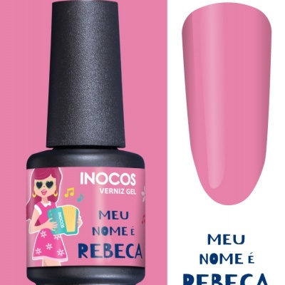 Verniz Gel Inocos – 286 - Meu Nome é Rebeca (Rosa Pastilha) 15ml
