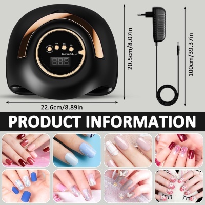 Catalisador UV LED GUHAOOL de 36 Leds e 180W