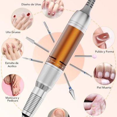 Torno Elétrico 45.000 RPM + Oferta de Kit 11 Brocas e 75 Lixas