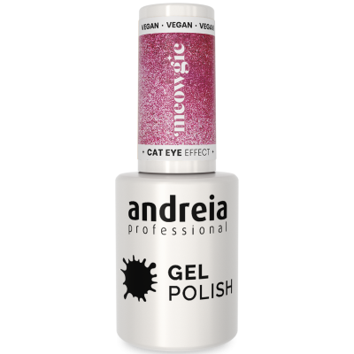 Verniz Gel Andreia Cat Eye Effect MC3 (Rosa Magnético)