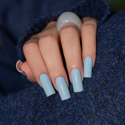 Verniz Gel Saute Nails S329 - Saute Blue (Azul Suave)