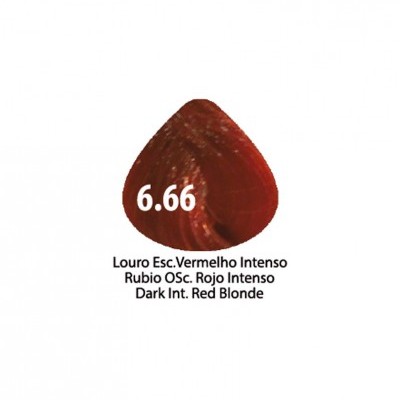 Tinta Violet Keratin Trendy 6.66 - 100ml - LOURO ESCURO VERMELHO INTENSO