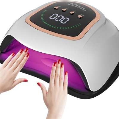Máquina de secagem de unhas com visor digital e luz UV roxa