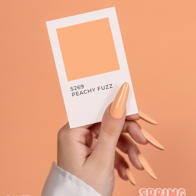 Verniz Gel Saute Nails S269 - Peachy Fuzz (Laranja Pêssego)