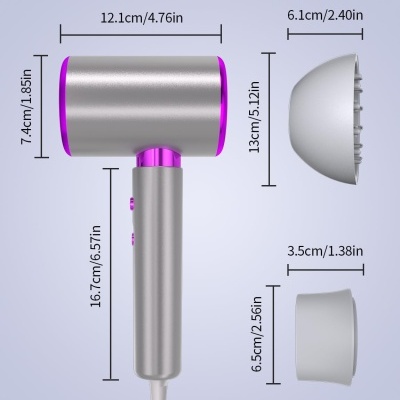Secador de Cabelo Profissional Iónico DMTIVMG 2400 W