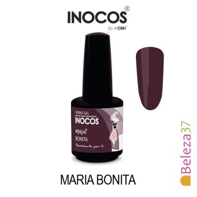 Verniz Gel Inocos 163 – Maria Bonita (Bordeaux Cereja)