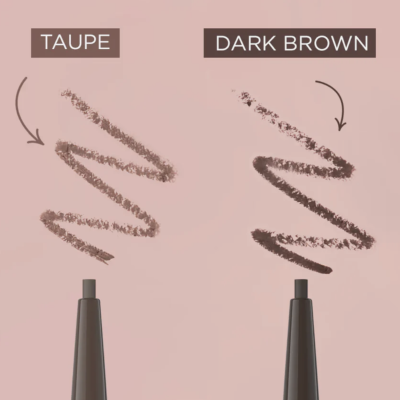 Eveline Brow & Go Eyebrow - Lápis para Sobrancelhas com Escova 2 em 1 - Tom Taupe (Castanho Claro)