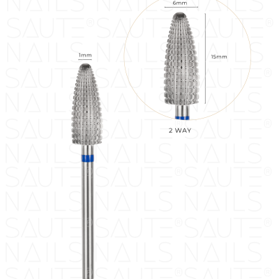 Broca de Carbono Saute Nails em Cone Alongado SN04