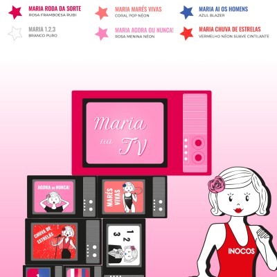 Verniz Gel Inocos – Coleção 6 Cores "Maria na TV"