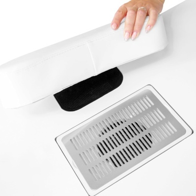 Mesa de Manicure Profissional com Aspirador Encastrado + Candeeiro LED + Apoio de Mãos