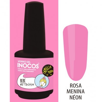 Verniz Gel Inocos – 198 - Bebé Ritinha (Rosa Menina Néon)