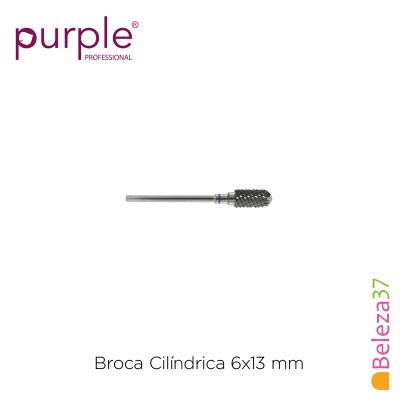 Broca de Carbono Cilindrica PURPLE 6x13mm