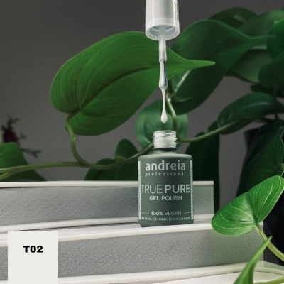 The Gel Polish Andreia True Pure T02 - Milky White (Branco Leitoso)