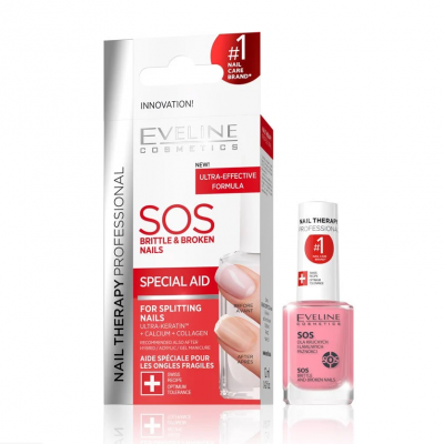 Tratamento Professional Eveline SOS Unhas Lascadas e Quebradiças 12ml