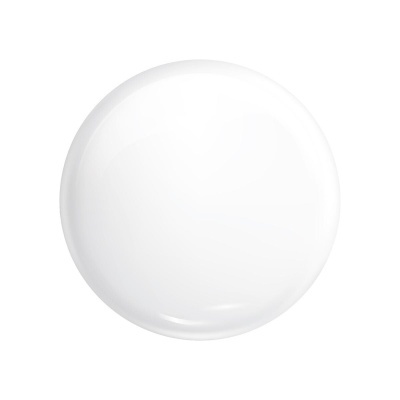 Disco branco redondo com superfície lisa