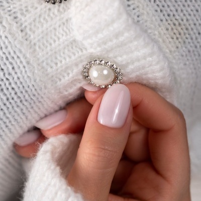 Gel Construtor Saute Nails BiB Level UP – Snow Veil (Branco Leitoso) 8ml