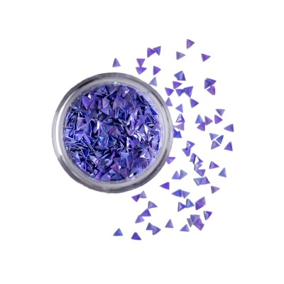 Triângulos Decorativos Roxo 5g