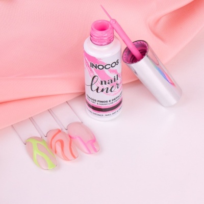 Nail Liners Inocos 8ml - Coral Pastel