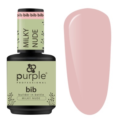 Gel Construtor Purple BIB - Builder in Bottle - Milky Nude (Nude Leitoso) 15ml