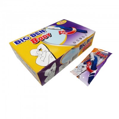 Lâmina Depilação Descartável BIG BEN - Body (Caixa de 24 Un.)