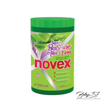Novex Super Babosão Aloe Vera Máscara Condicionadora 400g