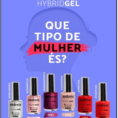 HYBRID GEL ANDREIA – Woman Collection (6 Cores)