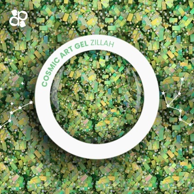 Cosmic Art Gel Purple - ZILLAH 5g