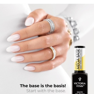 Mega Base Victoria Vynn Milky White (Branco Leitoso) 8ml
