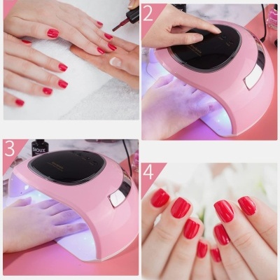 Catalisador UV LED Rosa Soulpala de 48 Leds e 180W