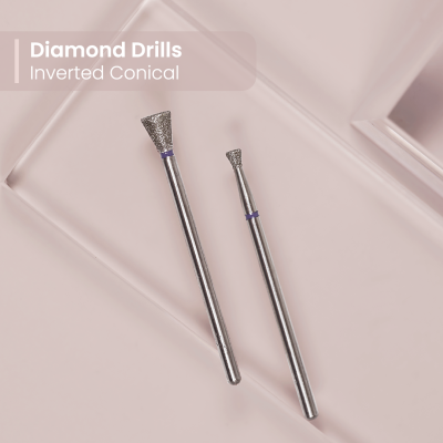 Broca de Manicure Russa Purple - Cónica Invertida 5x5mm (média)