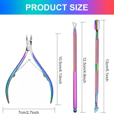 Kit de Manicure 3 em 1: Essencial para o Cuidado das Unhas