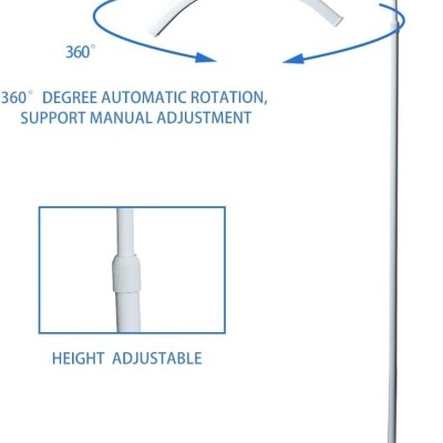 Candeeiro de Pé Alto Led 180º Branco para Marquesa (Envio em 3 dias)