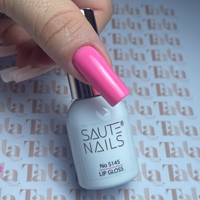 Verniz Gel Saute Nails S145 Lip Gloss (Rosa Framboesa)