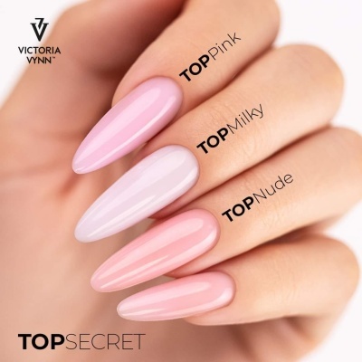 Top Coat no Wipe Victoria Vynn - Pink (Rosa Leitoso) 8ml