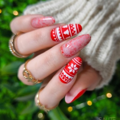 Verniz Gel Saute Nails S150 Valentina (Vermelho Glitter)