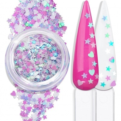 Glitter Inocos -  Roxo e Azul 1g