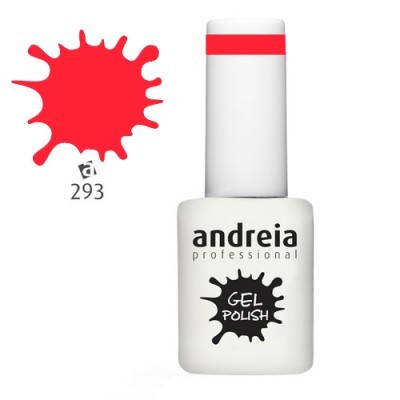 Verniz Gel Andreia 293 (Vermelho Coral)