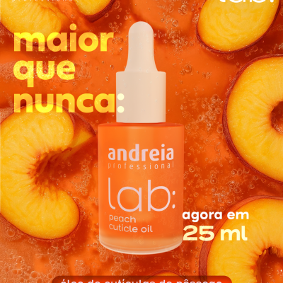 Andreia Lab Coconut Cuticle Oil - Óleo de Cutículas Pêssego 25ml