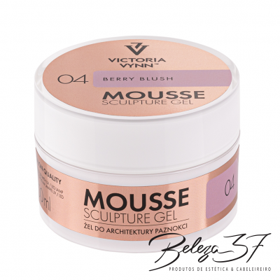 Mousse Sculping Gel Victoria Vynn - 04 - Berry Blush (Rosa Semi-Translúcido) 50ml