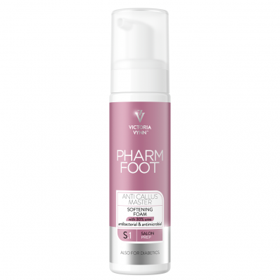 Frasco de espuma amaciadora Pharm Foot da Victoria Vynn