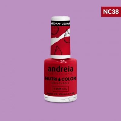 Verniz Andreia Nutricolor NC38 (Vermelho Profundo)