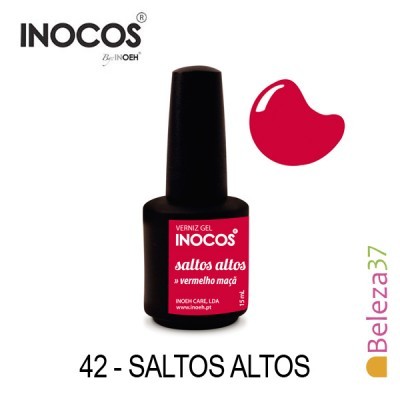 Verniz Gel Inocos 42 - Saltos Altos (Vermelho)