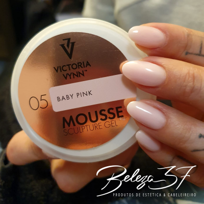 Mousse Sculping Gel Victoria Vynn - 05 - Baby Pink (Rosa Leitoso) 50ml
