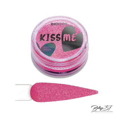 Glitter Inocos - Rosa "Kiss Me"