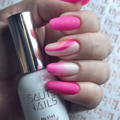 Verniz Gel Saute Nails S143 Pinkoholic (Rosa Néon)