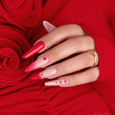 Verniz Gel Saute Nails S163 Red King (Vermelho)