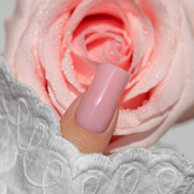 Verniz Gel Saute Nails S312 - Love Letter (Rosa Semi-Transparente com Subtom Violeta)