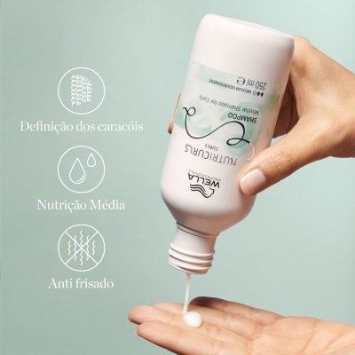Wella Nutricurls Champô (Para cabelo encaracolado) 250ml